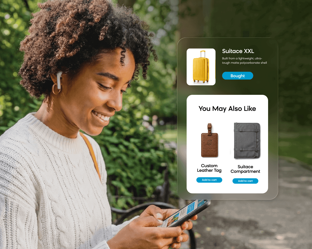 Brand providing a personalized ecommerce product discovery experience
