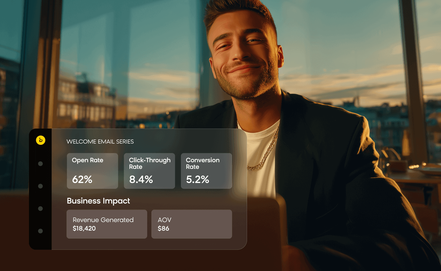 Unified customer profile to inform a welcome email series