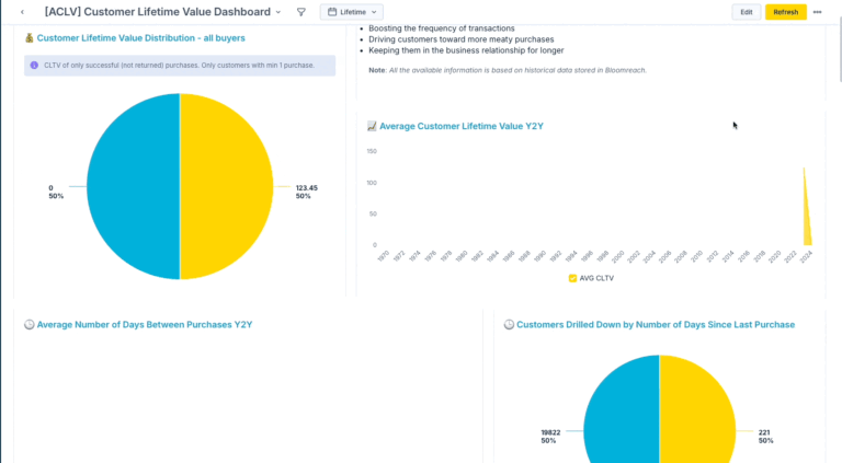 Customer Lifetime Value Dashboard