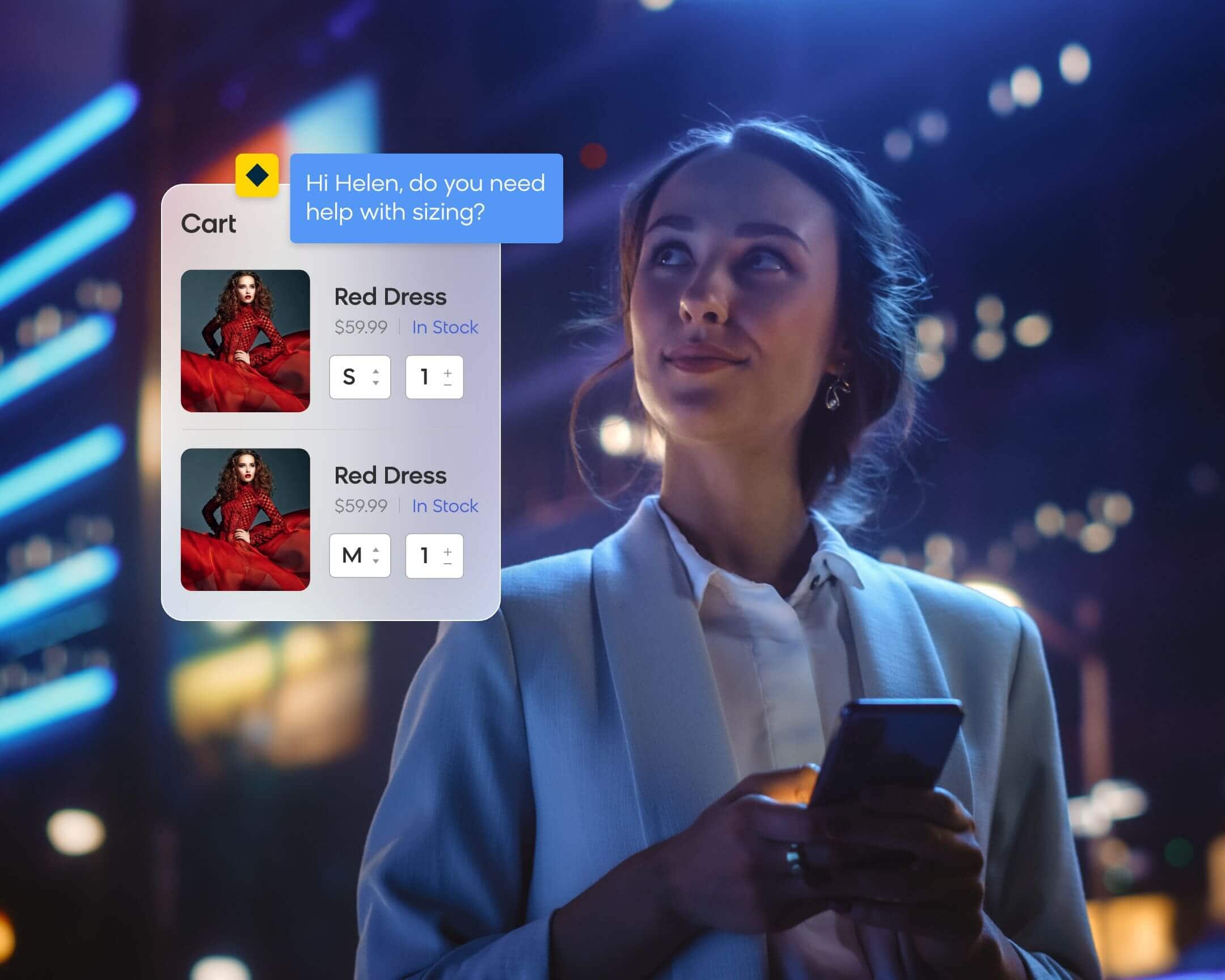 Using a conversational shopping strategy to engage shoppers