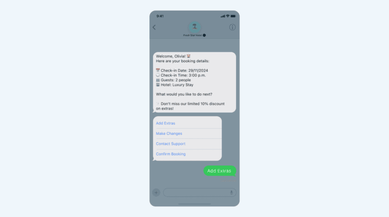 Booking Confirmation Upsell