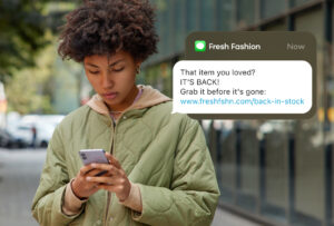 Plug and Play Use Case Center SMS Back-in-Stock Notification Example