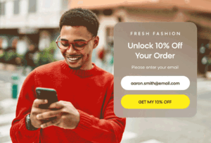 Plug and Play SMS Subscription Banner with Email Collection