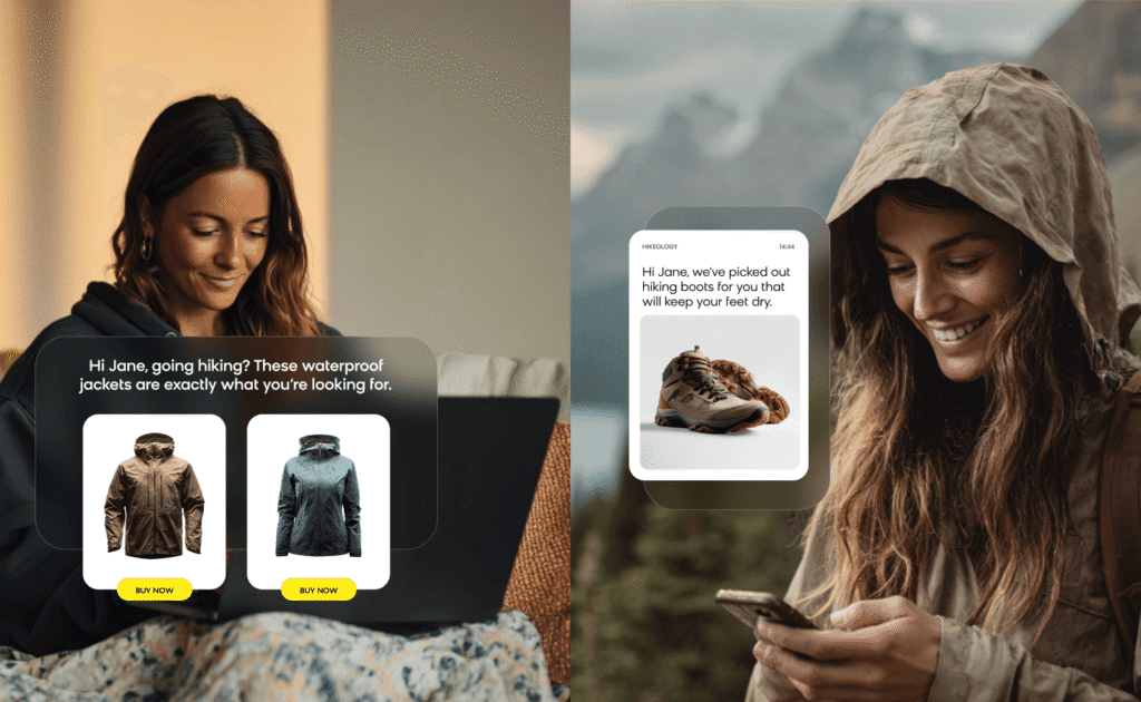 AI using multiple data signals for cross-channel marketing campaigns
