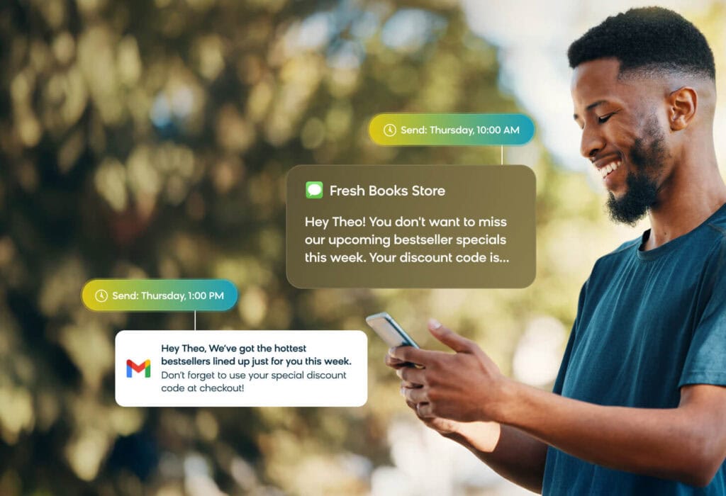 AI sending marketing campaigns at the optimal send time to maximize engagement