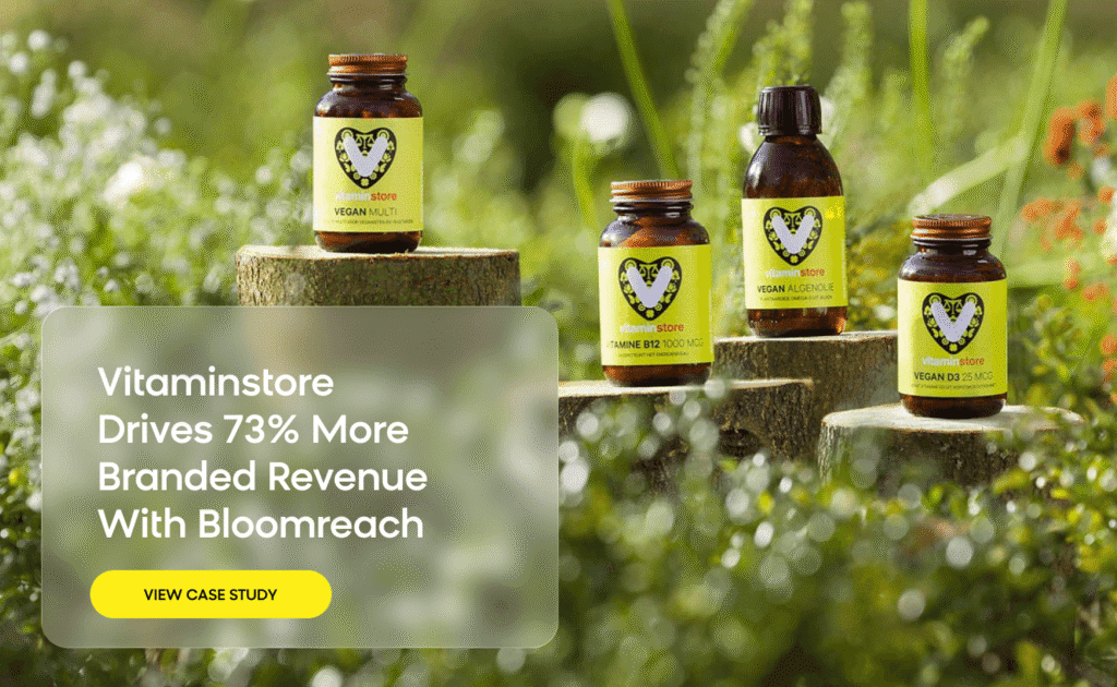 Vitaminstore drives greater revenue on branded products and increased customer loyalty with Bloomreach