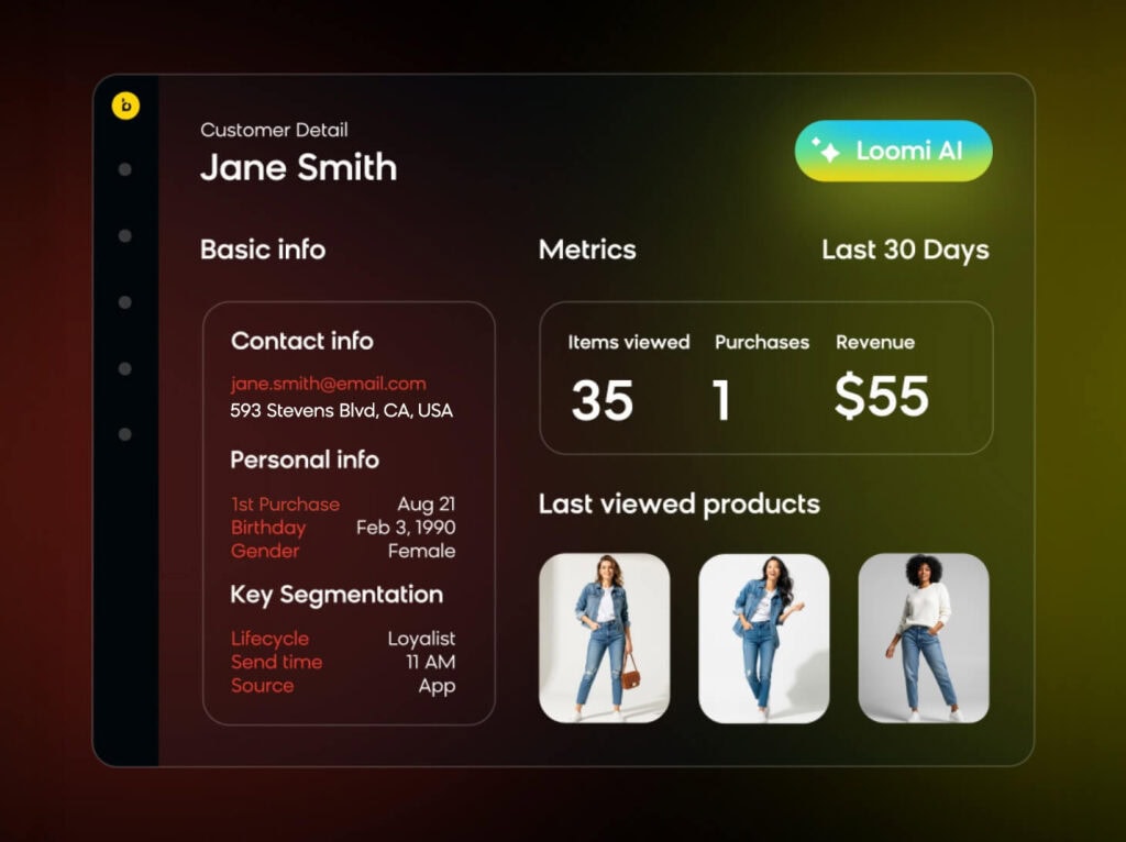 Customer data profile using Databricks and Bloomreach