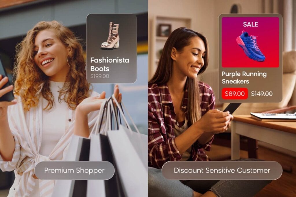 Using AI in email marketing to send personalized recommendations based on segment