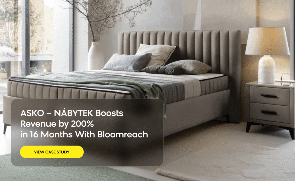 ASKO – NÁBYTEK increases newsletter revenue after an ESP migration to Bloomreach
