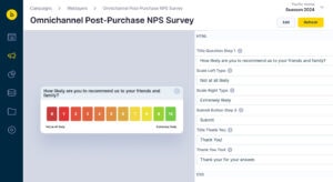 Post-Purchase NPS Survey
