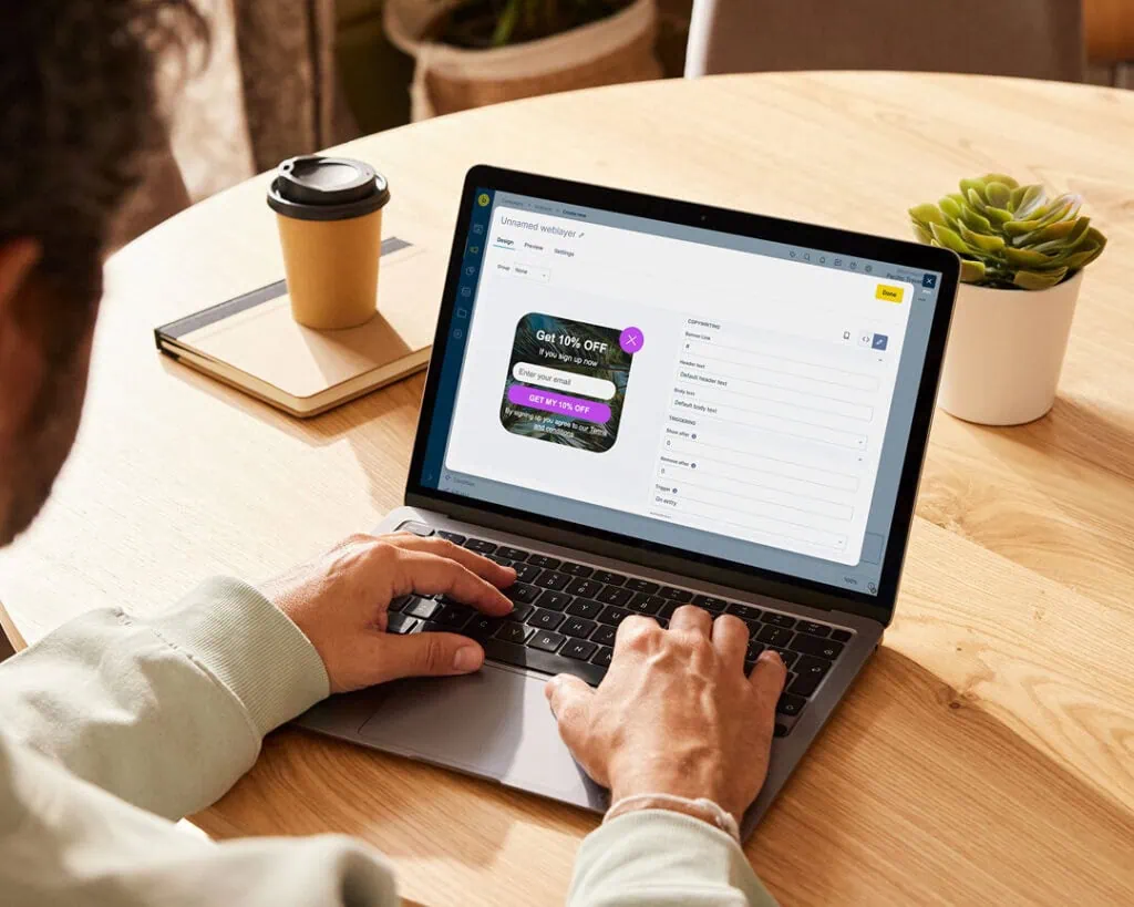 Using weblayers to create web personalization that's connected to other marketing strategies
