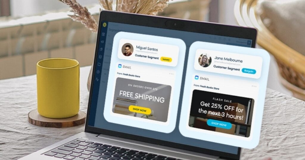 Dynamic email content using contextual personalization to deliver the best variant on an individual level