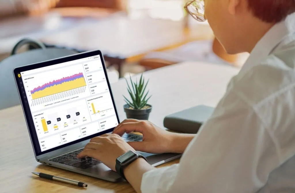 ESP with detailed analytics on customer profiles and performance