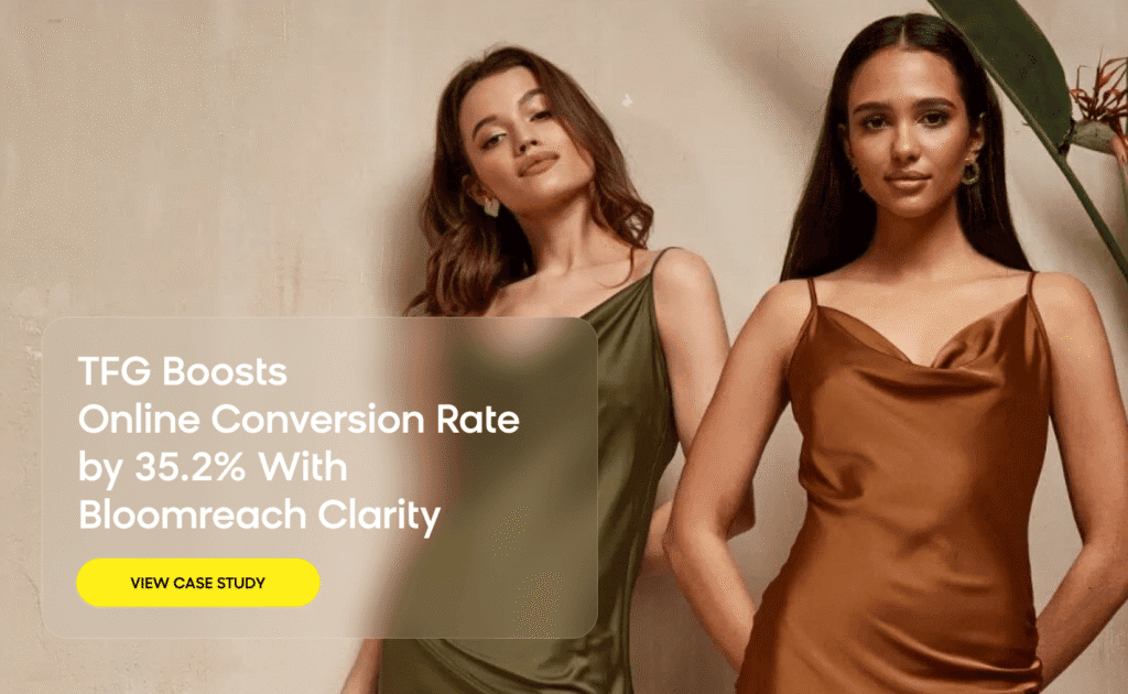 TFG improves online conversion rate by using conversational shopping agent Bloomreach Clarity