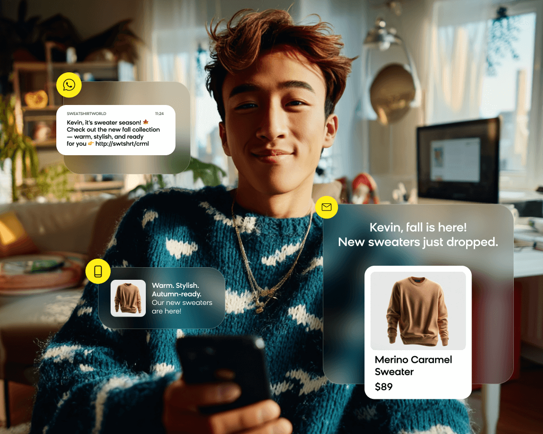 Engaging a shopper through an AI-driven audience activation strategy