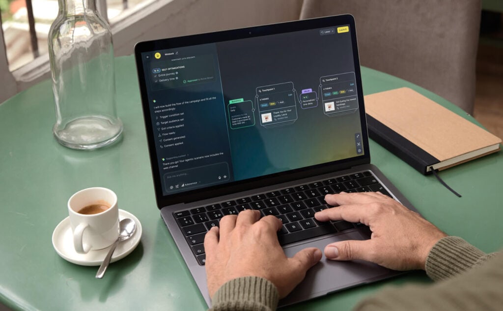 Marketer using Bloomreach Affinity's autonomous agents for ecommerce CRM strategy