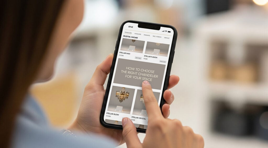 Personalized Media in Grid showing a customer relevant content in the product grid