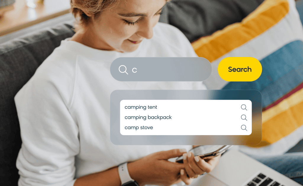 AI-powered intent search delivering personalized opportunities for cross-selling strategies