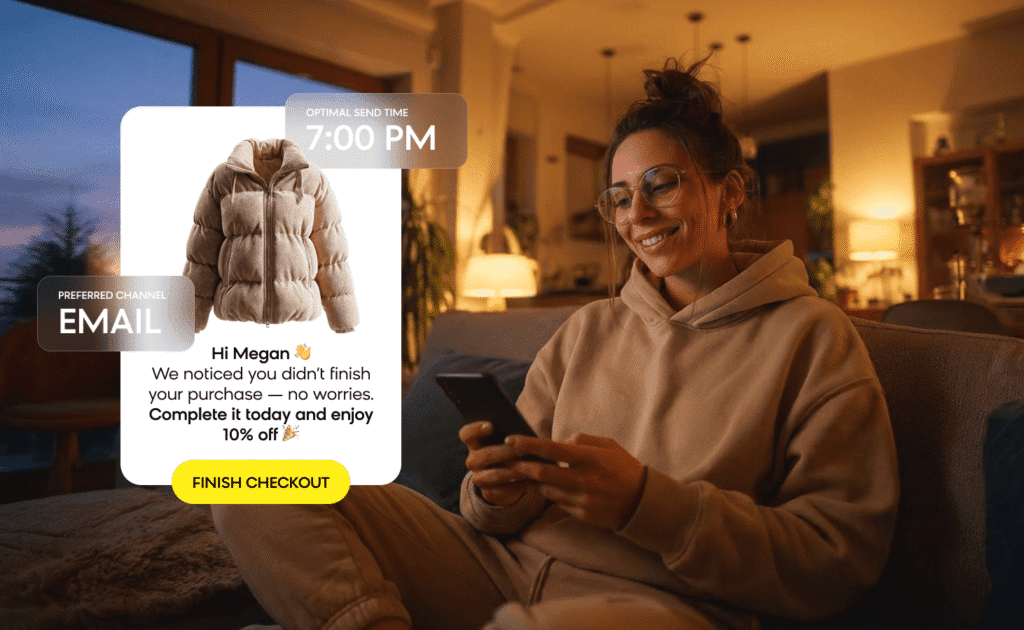 Bloomreach, a Salesforce Marketing Cloud competitor and alternative, uses intelligent AI to personalize send time and channel based on individual preferences