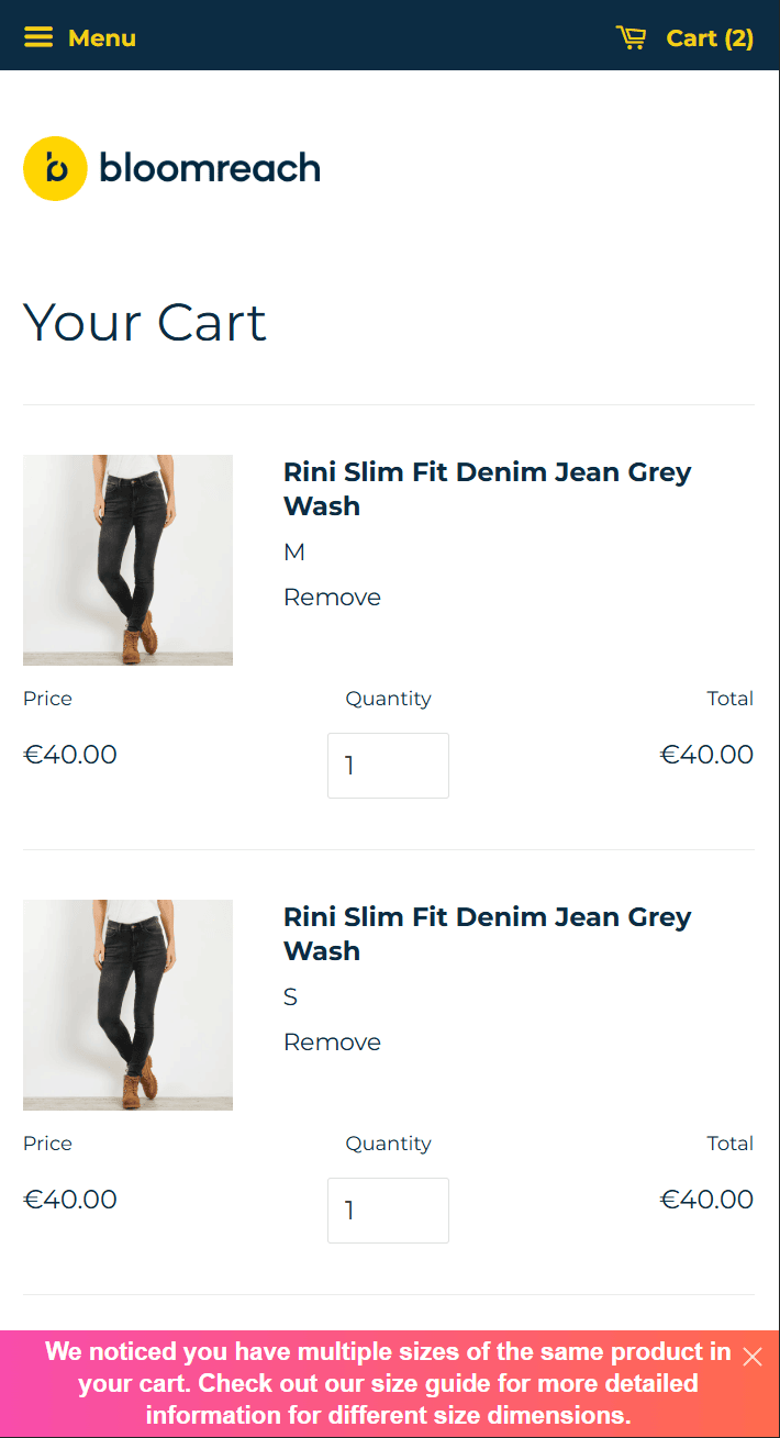 Real-Time Multi-Size Detection Banner