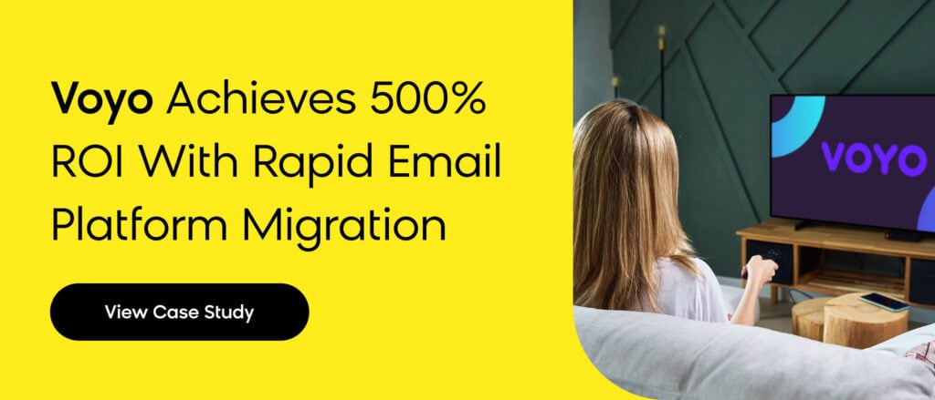 Voyo achieves 500% ROI through a rapid email platform migration to Bloomreach