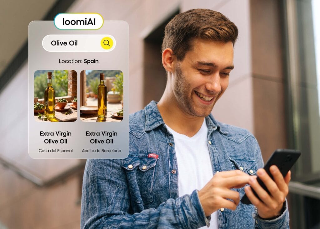 Brand using Loomi AI for Shopify to promote local hero products in specific regions