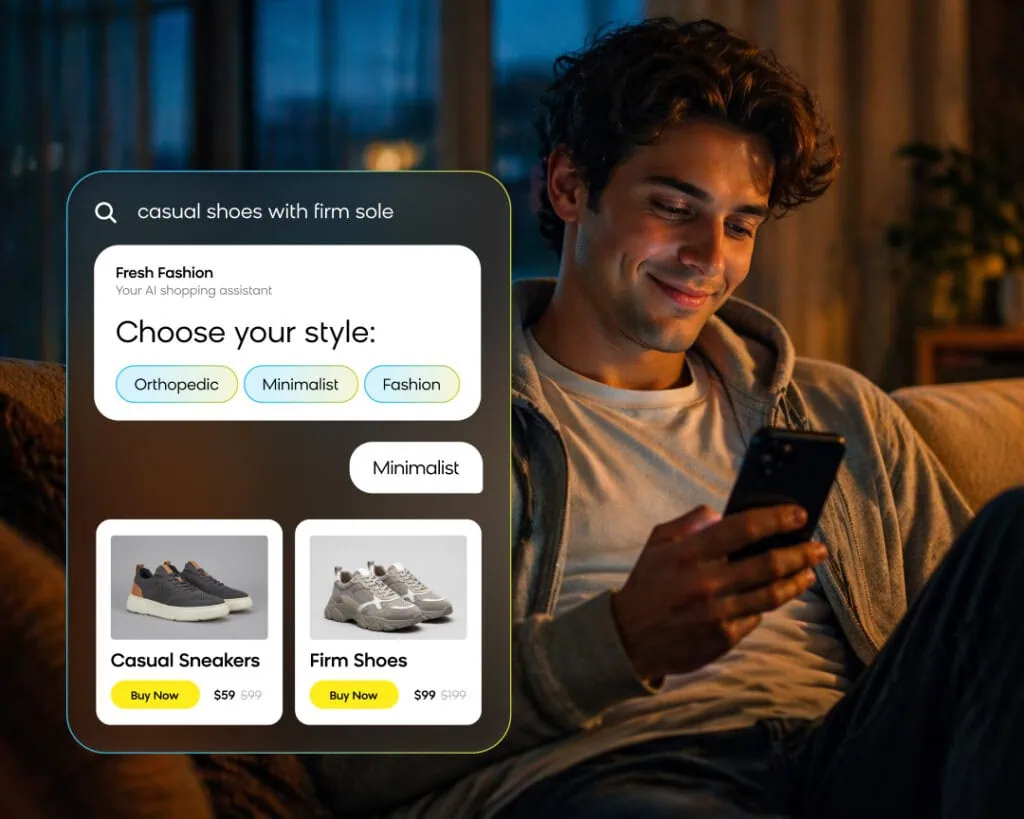 Loomi Conversational Agent delivering end-to-end conversational shopping experiences