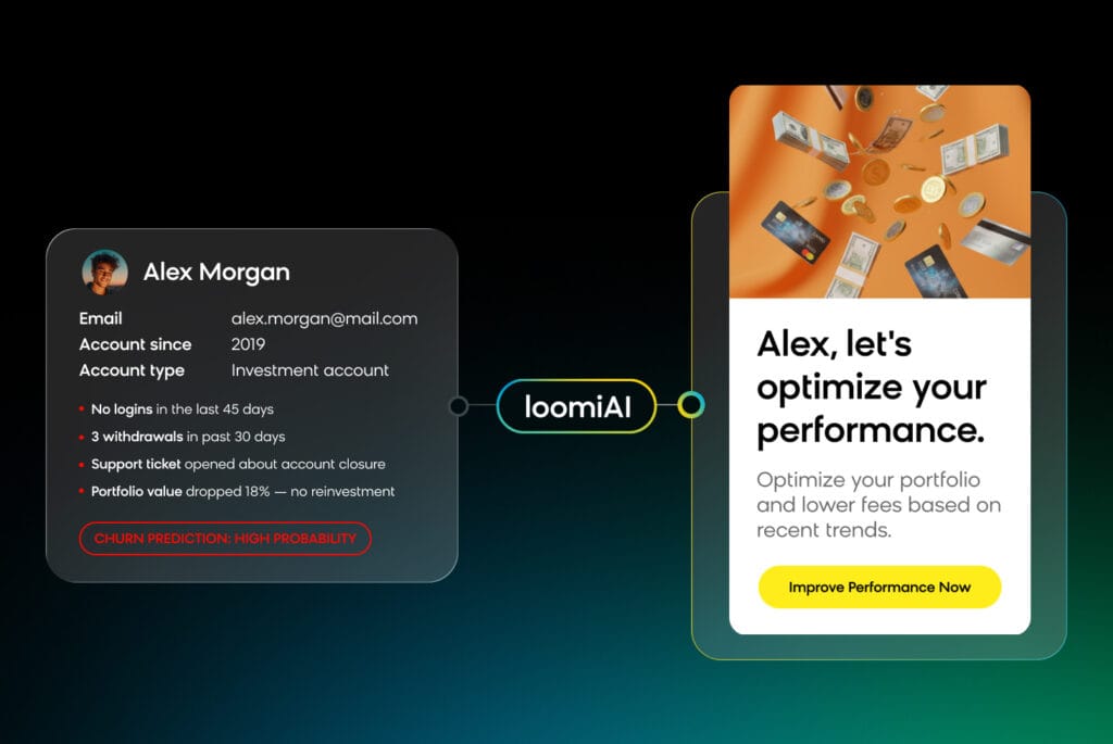Loomi AI using customer signals to predict churn and proactively provide recommendations