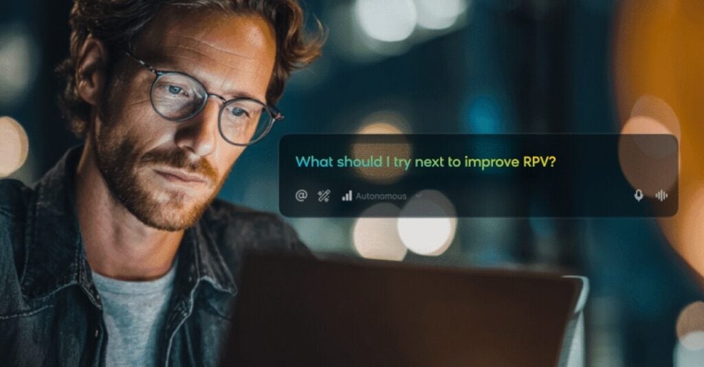 Marketer prompting Analytics MCP within Loomi Connect to get insights and next steps