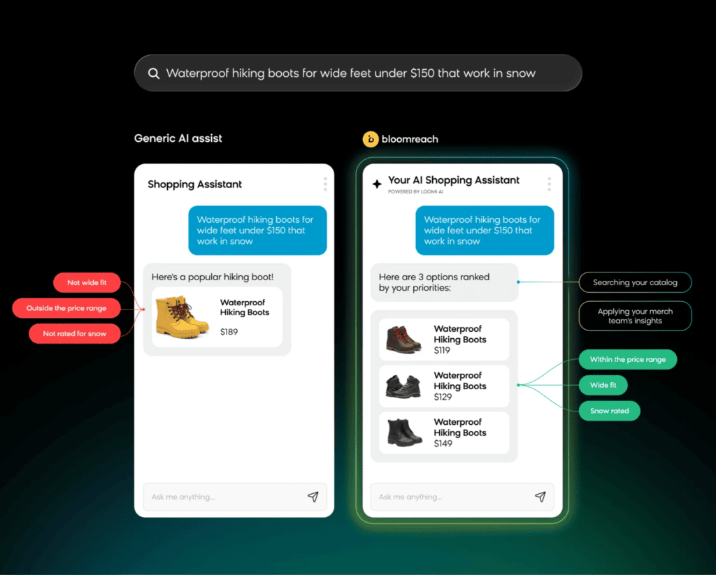 On-site conversational AI quality is a key factor for a top agentic commerce platform