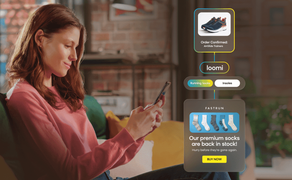 Customer engagement platform like Loomi predicting what campaign to send a customer after an action