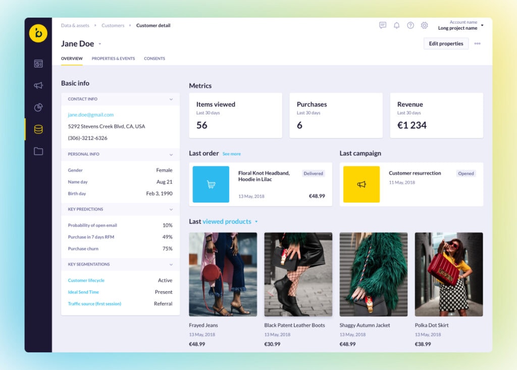 Bloomreach's solution, powered by Loomi, is an Emarsys alternative that combines data into a single customer view, which brands can activate in real time