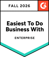 G2 Easiest To Do Business With, Enterprise, Fall 2026